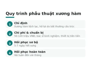 Quy trình phẫu thuật xương hàm