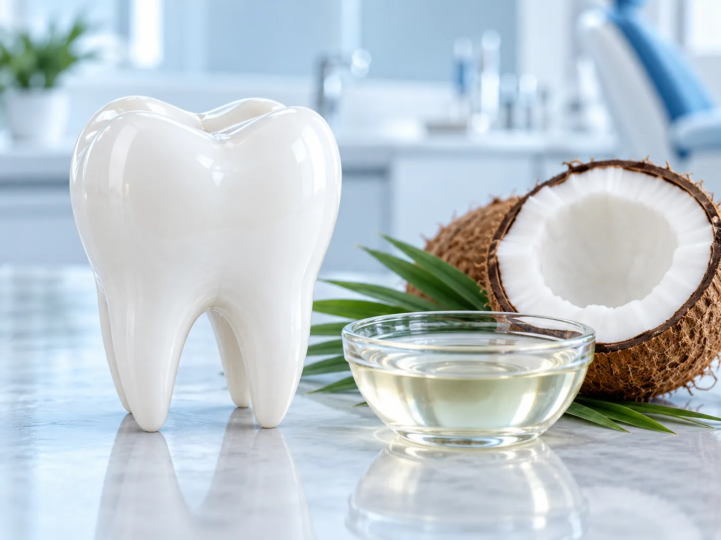 Dùng dầu dừa làm trắng răng cần lưu ý gì để tránh hại men răng?