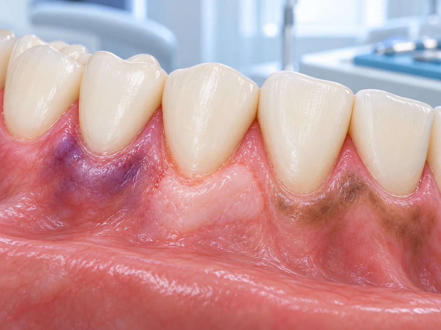Vì sao lợi bị thâm đen sau khi cắt?