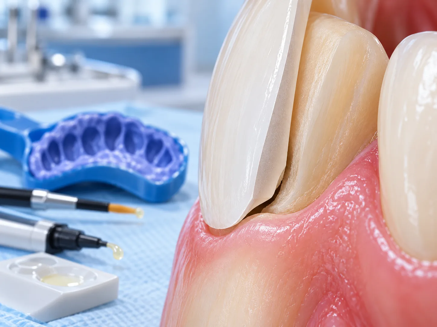 Vì sao veneer bị hở ở kẽ cổ răng?