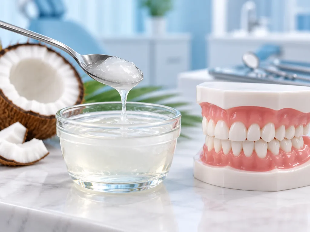 Tẩy trắng răng bằng dầu dừa có làm răng trắng hơn?