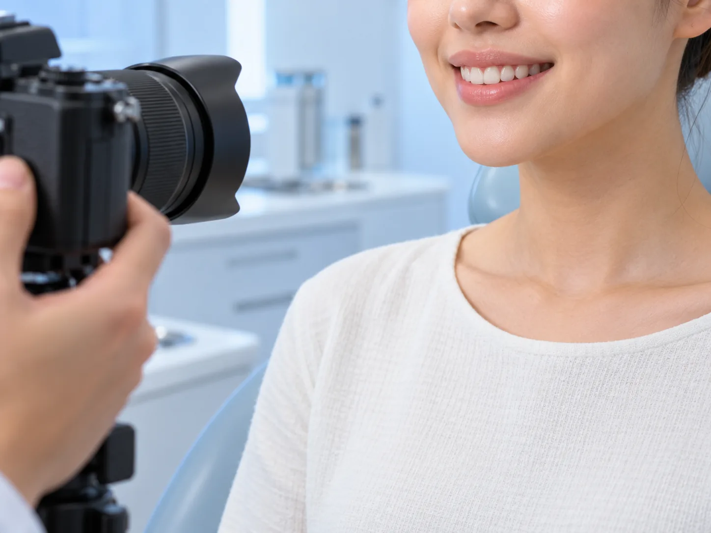 Chụp góc nghiêng thế nào để nụ cười trông hài hòa hơn?