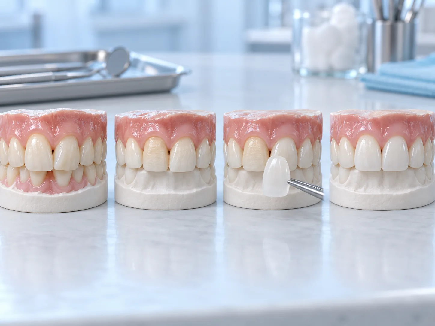 Dán veneer răng khểnh được thực hiện qua những bước nào?
