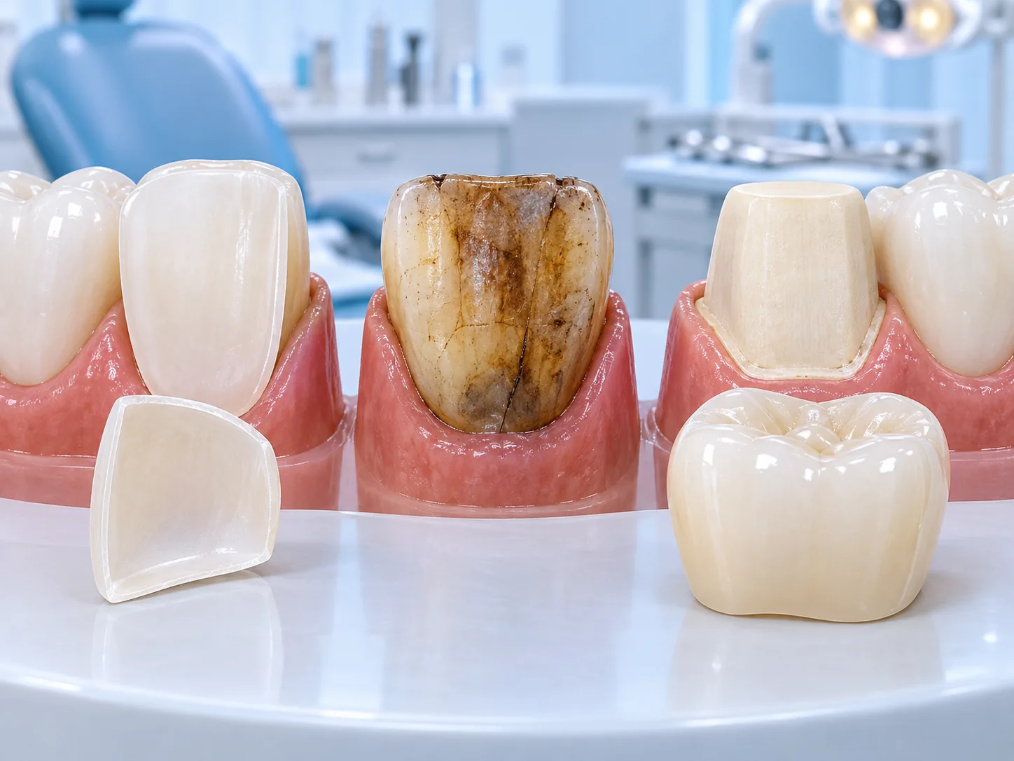 Khi nào nên chọn bọc răng sứ thay vì veneer cho răng nhiễm Tetracycline?